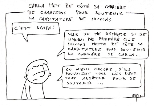 Carla renonce à la chanson pour Nicolas Sarkozy